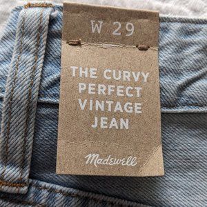Madewell Curvy Perfect Jean size 29